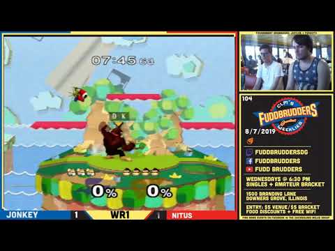 SSBM Jonkey Jong vs Nitus FuddBrudders 104