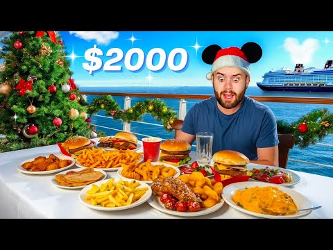 I went on a Disney Holiday Cruise by myself just for the food ($2,000 Trip)