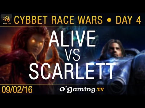 aLive vs Scarlett - TvZ - CybBet Race Wars - Day 4