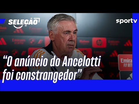 ANCELOTTI BOTOU NO CONTRATO QUE NÃO QUER INTERFERÊNCIA NENHUMA NO TRABALHO | Seleção | sportv
