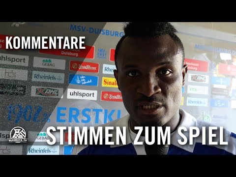 Die Stimmen zum Spiel (VfB Homberg - MSV Duisburg, Testspiel)