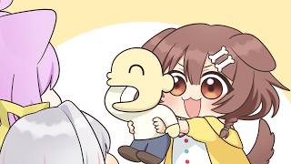 【手描き】ホロメンにころねすきーグッズを配るころさん【戌神ころね/ホロライブ切り抜き】