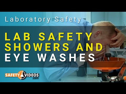 Overview about the eye wash safety showers