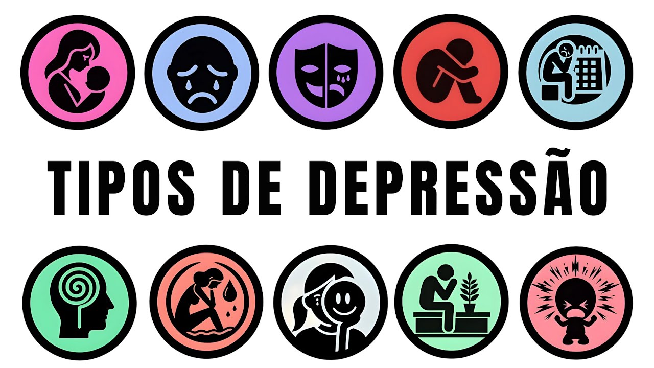Explicando Todos os Tipos de Depressão em 9 minutos, explicação sem complicação