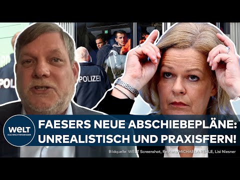 Video Thumbnail: DEUTSCHLAND: Ampel und Innenministerin Faeser schmieden neue Abschiebepläne - Das sagt die Polizei!