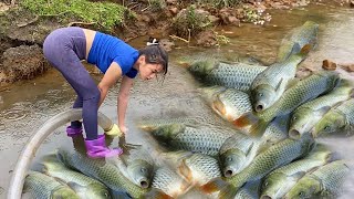 GIRL CATCHES A LOT OF FISH WITH ONE SIMPLE TIP