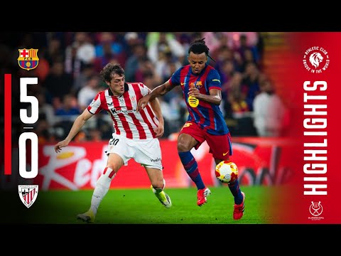 Imagen de portada del video RESUMEN | FC Barcelona 5-0 Athletic Club | 1/2 Supercopa 2025-26