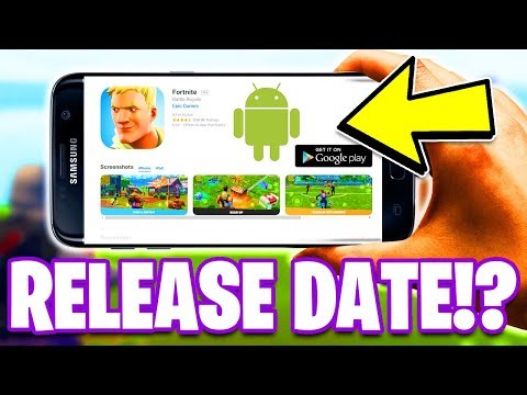 Fortnite Mobile ANDROID Download RELEASE DATE Info! (Fortnite Season 4) Video