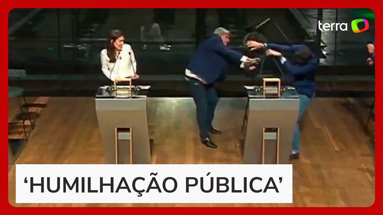 Marçal processa Datena e pede indenização de R$ 100 mil por cadeirada