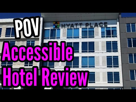 Hyatt Hotel Review-Wheelchair Accessible Hotel Room Review #hotel #review #accessibility #wheelchair
