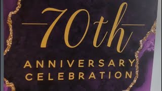 70th Wedding Anniversary Celebration