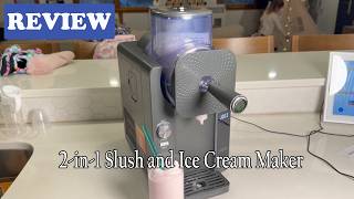 Review of the SOZT 2-in-1 Ice Cream and Shaved Ice Maker - See Before You Buy.
