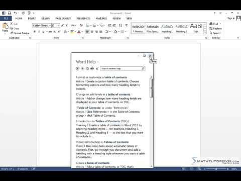 Lesson 1 - Overview Of The User Interface