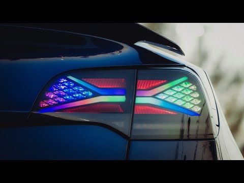 Installing 2017-22 Tesla Model 3 & Y LED Tail Lights RGB (AEMTuners)