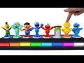 Unboxing Sesame Street Toys Sesame Street Toy Collection Review ASMR