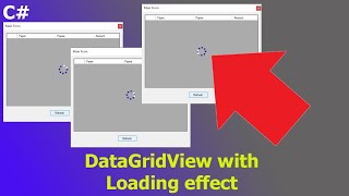 DataGridView with Loading effect