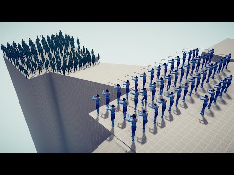 50x BLOWDARTER vs 135x ZOMBIES - TOTALLY ACCURATE BATTLE SIMULATOR | TABS