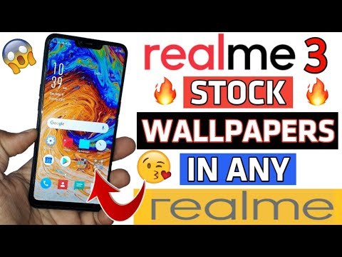 APPLY REALME 3 STOCK WALLPAPERS IN ANY REALME DEVICE | HOW TO DOWNLOAD REALME 3 WALLPAPERS | 😍 Video