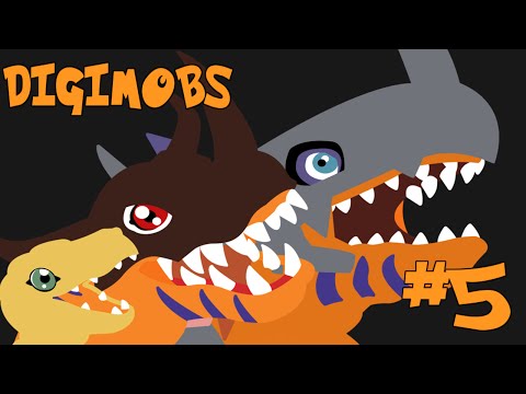 Digimobs Episode 5 (Minecraft Digimon Mod) || Geogreymon!