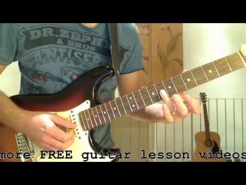 365 Guitar Lessons in 365 Days: 212 - Lead Lick 57, Aeolian Shape Blues Scale