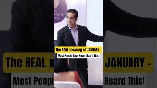The REAL meaning of JANUARY - Most People Have Never Heard This!