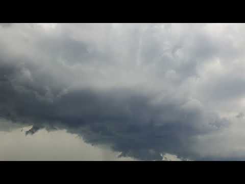 Unwetter Shelf Cloud Düsseldorf / Erkrath 09.07.23  Unwetterfront zieht auf - Teil 1 - Sturmtief