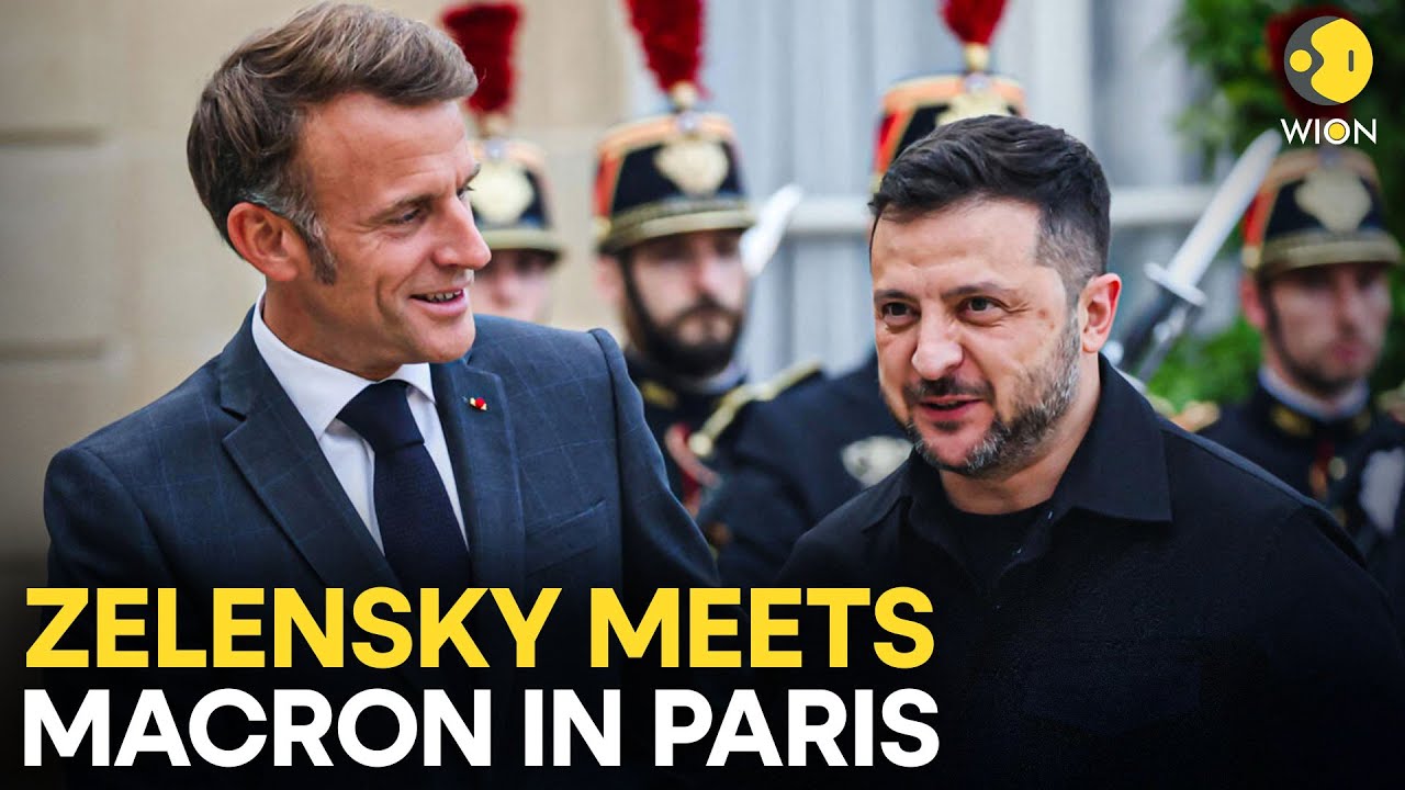Zelensky Arrives In France LIVE: Zelensky Meets French President Macron At Elysee Palace | WION