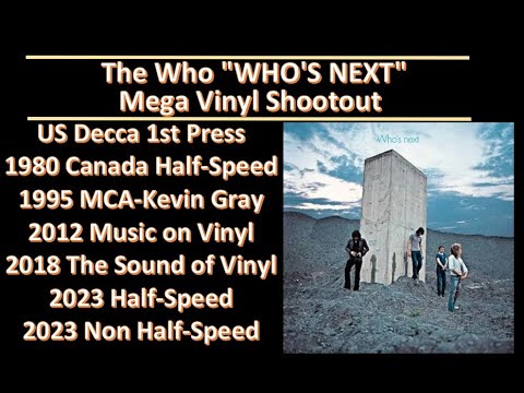 Rock and Roll Vinyl Alert: The Who's Next 7 LP Shootout (Episode 127)