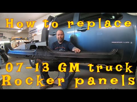 How to replace 07-13 GM rocker panels