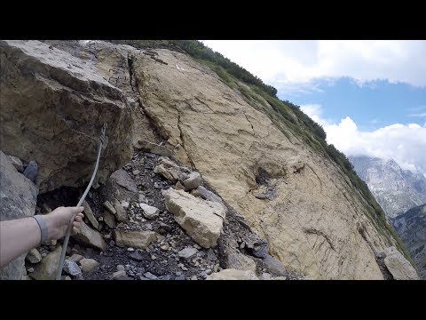 Spannorthütte SAC: Kraxelei auf dem Hüttenweg