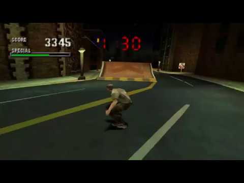 Tony Hawk's Pro Skater - Downtown - Tape Challenges With Tony Hawk (PS1)