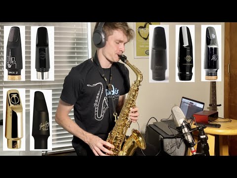 Alto Sax Jazz Mouthpiece Comparison (Morgan, Jody Jazz, Meyer, Drake, Theo Wanne, Selmer C*)