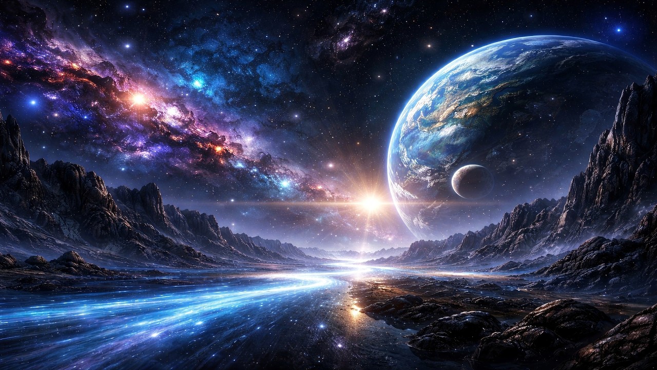 Spatial Immersion — Dream Space Ambient Music & Meditative Cosmic Visuals | 4K