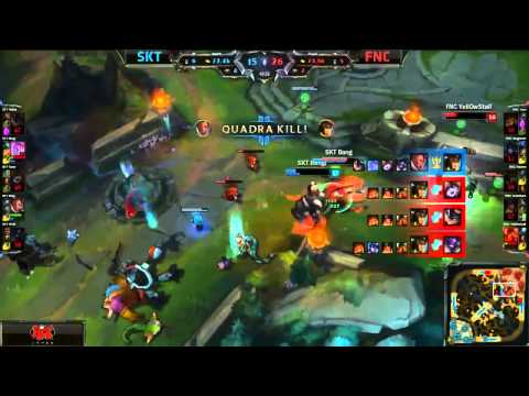 SKT Bang - Lucian Pentakill! - SKT vs FNC - MSI 2015