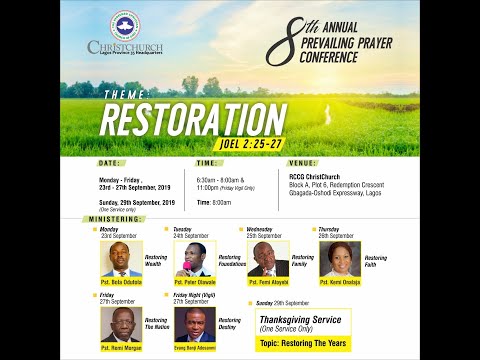 DAY 1 PREVAILING PRAYER CONFERENCE 2019