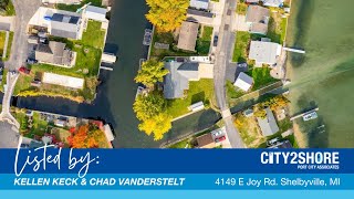 4149 E Joy Rd, Shelbyville | GUN LAKE WATERFRONT!