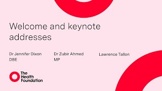 AI in the NHS 2025 - Welcome and keynote address