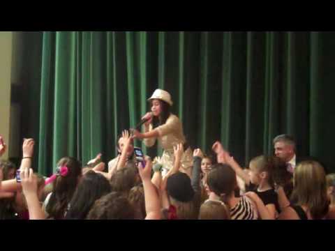 Stephanie  Hanvey @ St Joesph's singing her hit Single