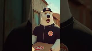 URSO POLAR ENTREGANDO PIZZA #pizza #palhaço #ursopardo   #entregadoresifood