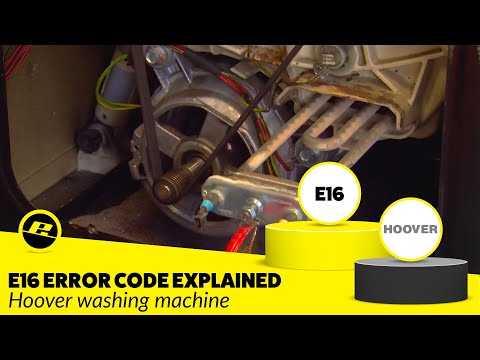 Fehlercode E16 bei einer Hoover-Waschmaschine – So beheben Sie ihn