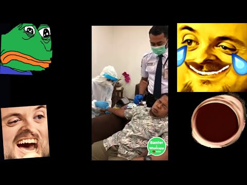 Forsen Reacts to Indonesia man scared of needle funny