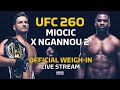UFC 260: Miocic vs. Ngannou 2 Official Weigh-In LIVE Stream - MMA Fighting