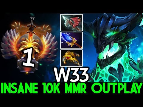 W33 [Outworld Devourer] Insane 10K MMR Mid Outplayed Gameplay 7.24 Dota 2