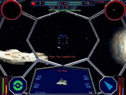 Lets Play X-Wing vs Tie Fighter Imperial Mission 13 Part 1 - Destroy Airam/Rebel Fleet