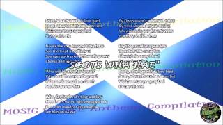 SCOTS WHA HAE with music, vocal and lyrics Scottish w/English Translation