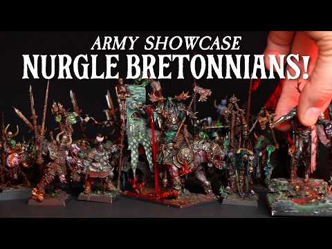 Army Showcase | Fully Kitbashed Nurgle Bretonnians!