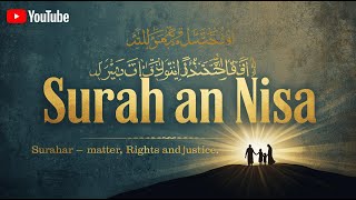 Download lagu The Story Behind Surah An-Nisa | Powerful Explanation & Hidden Lessons mp3 Download lagu The Story Behind Surah An-Nisa | Powerful Explanation & Hidden Lessons mp3