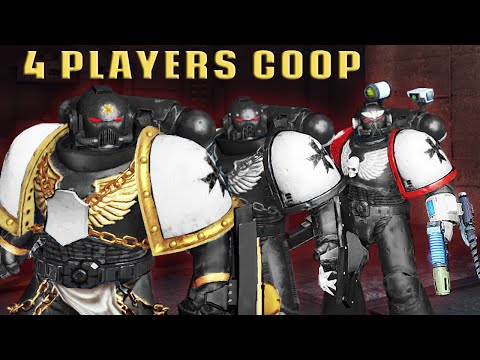 4 Black Templars vs Chaos Invasion! - Warhammer 40k: Space Marine, Augmented Mod