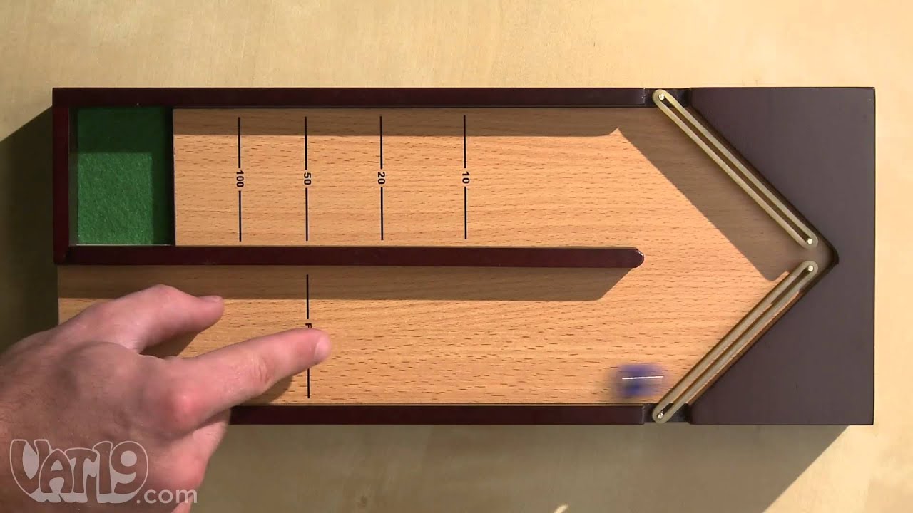 Executive Desktop Shuffleboard Game