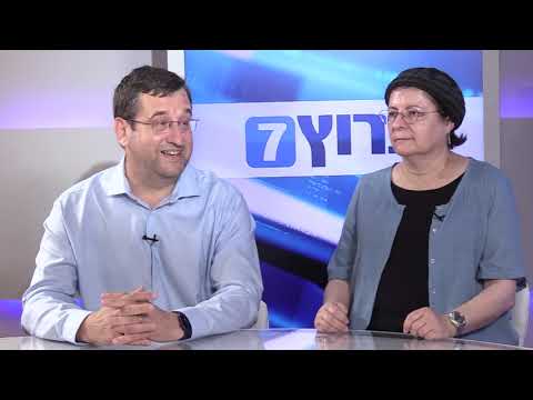 Prof. Adelman, Chair of communication disorders at Hadassah and Zohar Beeri, CEO of Novotalk - Interview on Channel 7 logo
